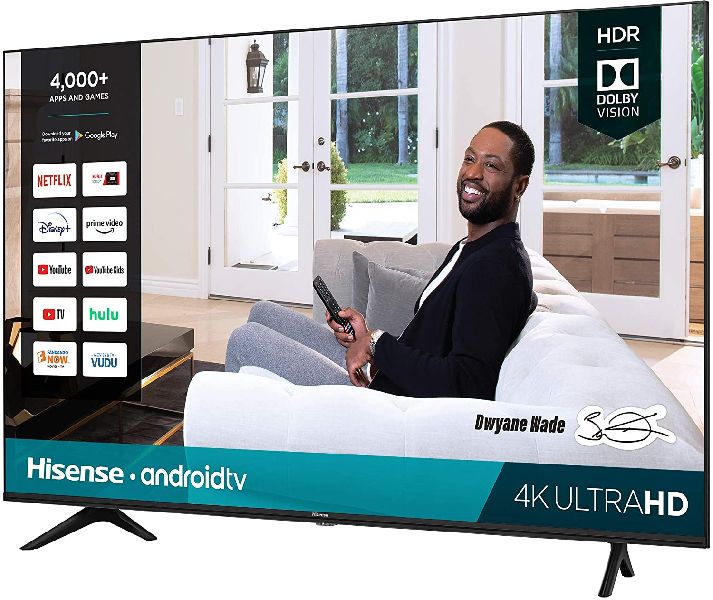 Hisense 85-Inch 4K Ultra HD Android Smart TV with Alexa Compatibility (85H6570G, 2020 Model)