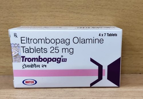 Eltrombopag Tablets 25 Mg, for Personal, Purity : 100%