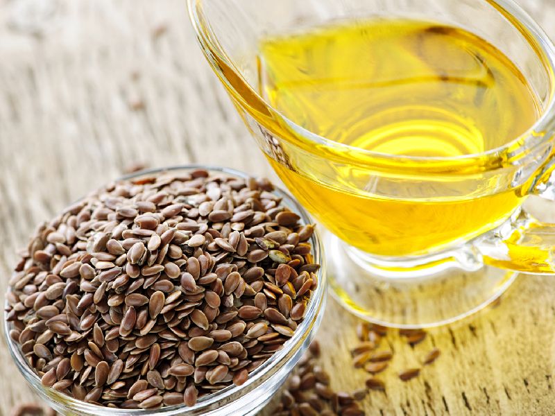 Cold Pressed Flaxseed Oil, for Cooking, Packaging Type : Bottle