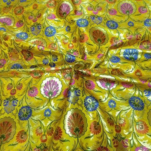 Handloom Kimkhab Silk Brocades fabric