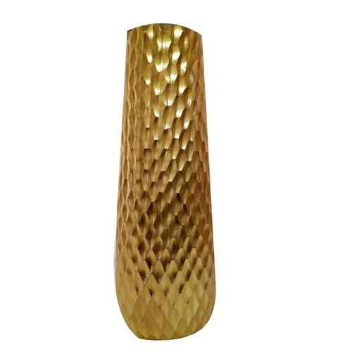 Metals World Brass Flower Vase, Shape : Round (Base)