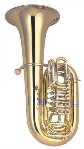 Yellow Brass Miraphone Tuba