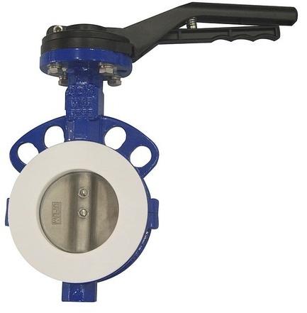 Flowtech Mild Steel PFA Lined Butterfly Valve, Feature : Durable