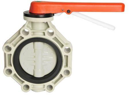 High Polypropylene Butterfly Valve, for Industrial, Feature : Durable