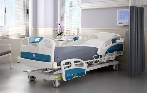 Mild Steel Hospital Bed Parts, Color : White