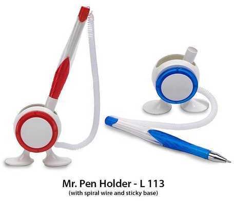 Plastic Counter Pen Holder, Color : Red Blue