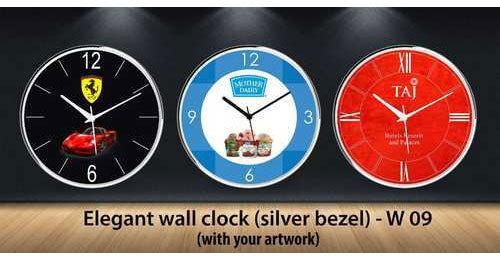 Plastic Elegant Wall Clock, Packaging Type : Box
