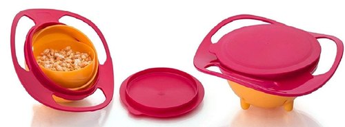 Plastic lunch box, Shape : Round