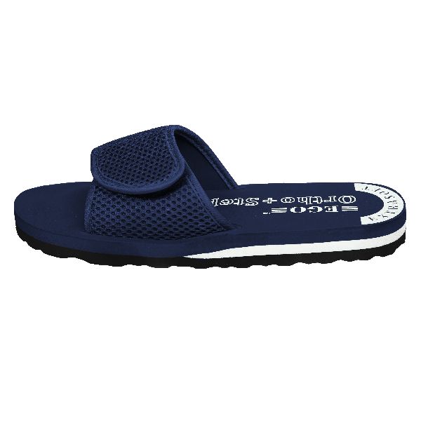 Navy Blue Velcro Adjustable Mens Slippers, Size : 6-7-8-9-10-11-12 at ...