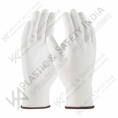   PU Coated Gloves, for Automobile, Mining, Packaging, Material Handling, Pattern : Plain