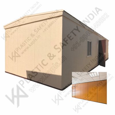 Steel Wooden Office Portable Cabin, Size : Max 20 Feet