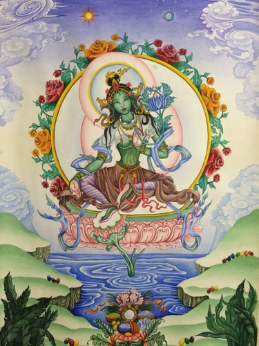 Thangka Painting, Color : Multi