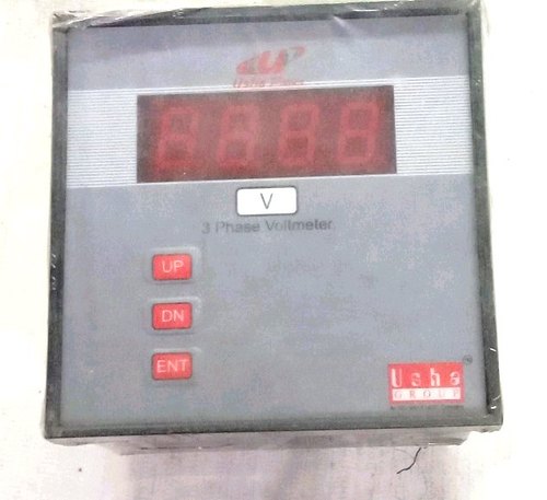 Usha Capacitors Digital Voltmeter, Display Type : LED