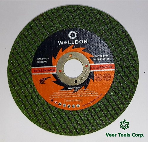 Welldon Circular Stainless Steel Cutting Disc, Color : Green