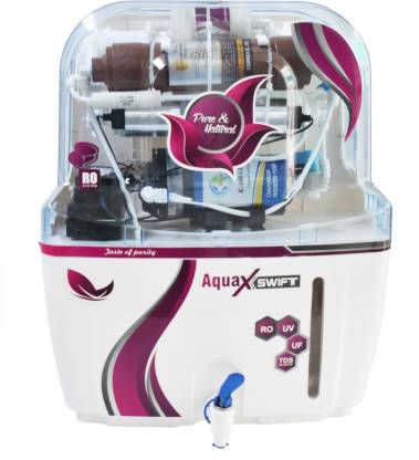 AquaX SWIFT Model RO+UV+UF+TDS+Copper Filter, for Water Filtration