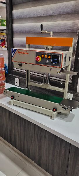 Polished Electric Continuous Bag Sealing Machine, Voltage : 220V