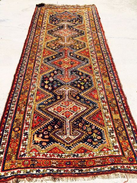 Hand Knotted Tribal Design Woolen Carpets