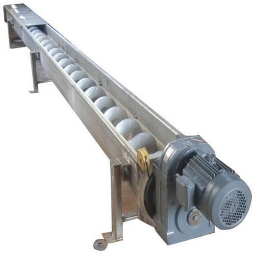Chrome Finish Stainless Steel Screw Conveyor, for Moving Goods, Packaging Type : Carton Box