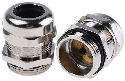 Brass Cable Gland, Color : Silver