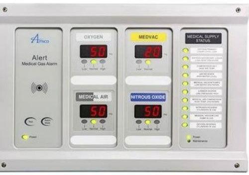 Cast Iron Automatic Electric Medical Gas Alarm System, for Hospital, Power : 3W
