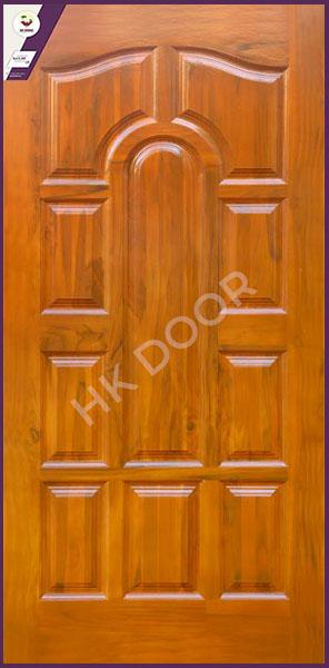 Brown African Teak Wood Door