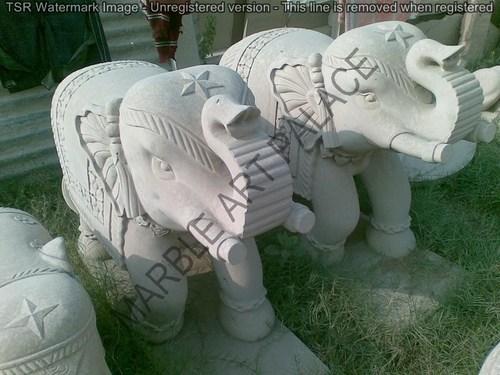 Stone Elephant Statue