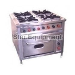 Four Burner Gas Range With Oven, Certification : CE Certified, ISO 9001:2008