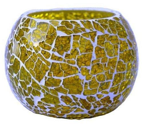 Round Glass Fancy Candle Holder, for Home
