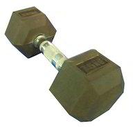  Rubberized Hex Dumbbell, Handle Type : Contoured