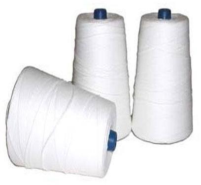 Plain Cotton Bag Closing Thread, Color : White