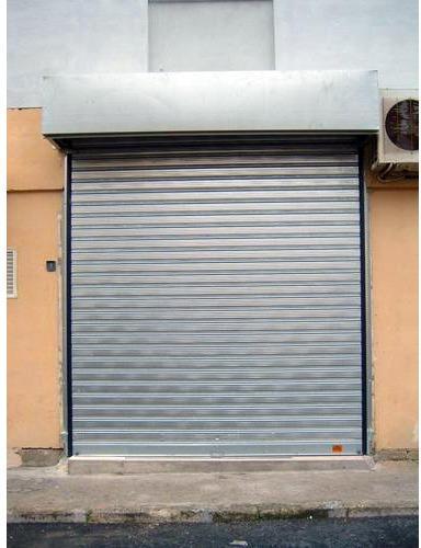 Polished Mild Steel manual rolling shutter, for Commercial, Shops, Home