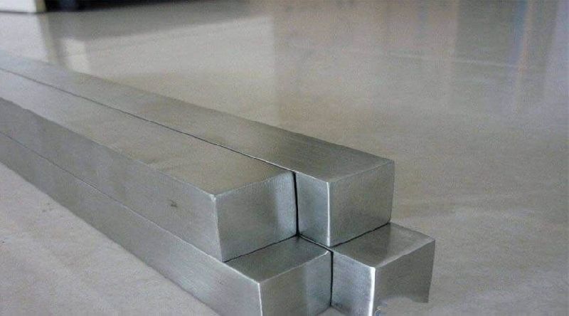 Aluminium 1050 Square Bars, Length : 1000-6000mm