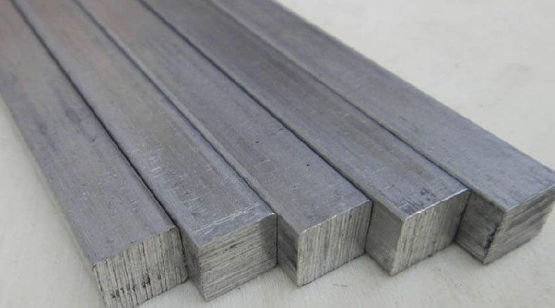 Aluminium 1070 Square Bars, Length : 1000-6000mm
