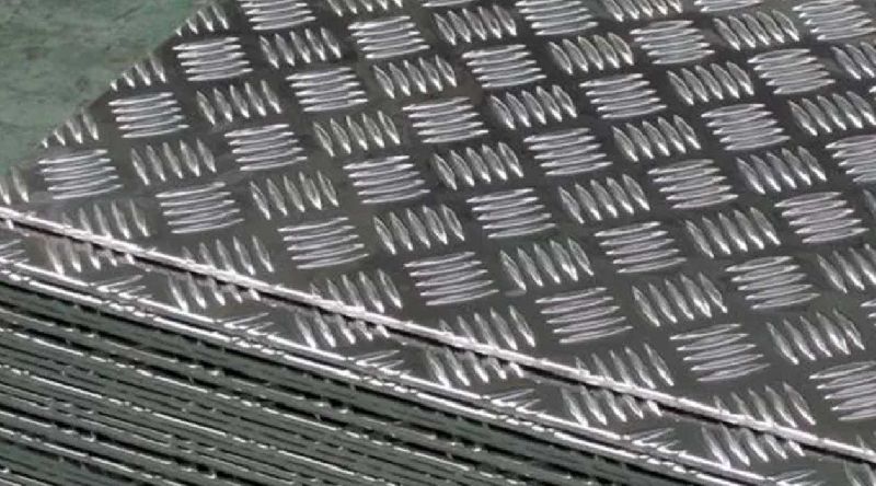 Aluminium 5005 Chequered Plates, Width : 100-2600mm