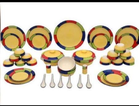 Ceramic Dinner Set, for Home, Hotel, etc, Color : Customized
