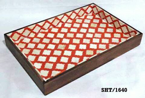 Square Resin Tray, for Serving, Size : 12x8x1.5''