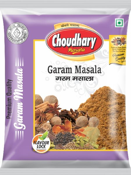 Choudhary Masale Blended Garam Masala, for Spices, Packaging Type : Plastic Packet, Paper Box