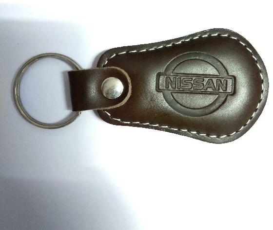 Brown Premium Leather Keychain