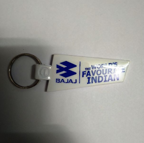 Plastic keychain, Color : Multi