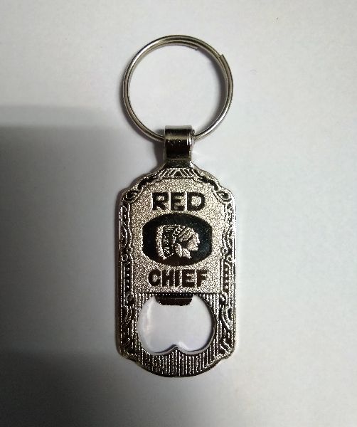 Silver Multishape Polished Promotional metal keychains