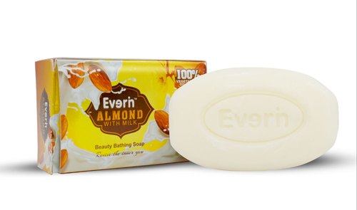 Everin Almond Oil Milk Soaps, Packaging Type : Box