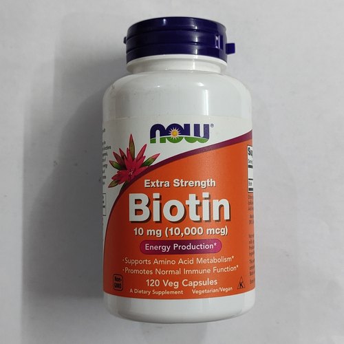 Biotin Capsules, Packaging Size : 120