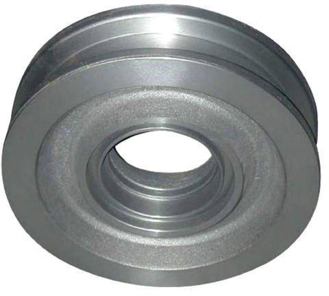 Round Mild Steel Pulley, Color : Metallic, Shiny Silver, Silver