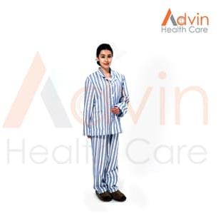 Patient Hospital Dress, Color : White