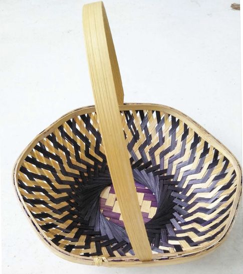 12 Inch Hexagon Bamboo Basket, for Kitchen, Feature : Easy To Carry