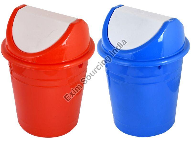 Round LDPE Plastic Dustbin, for Outdoor Trash, Size : Standard