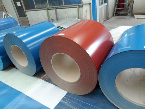 Aluminium Color Coated Coils, for Manufacturing Use, Color : Sky Blue, Grey Etc.