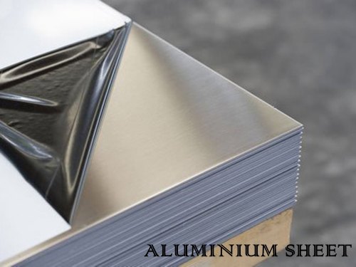 Square Aluminium sheet 6061, Color : Silver