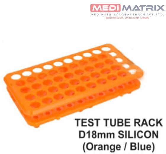 Silicone Test tube Rack, Color : Orange