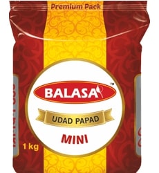Balasa Crunchy 4 Inch Udad Papad, for Snacks
